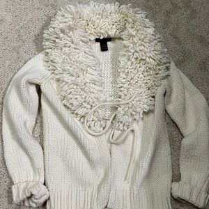Heavy knit cardigan